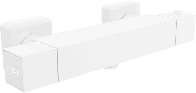 Termostatyczna bateria prysznicowa Mexen Cube biała 77200-20 1 szt.