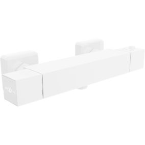 Termostatyczna bateria prysznicowa Mexen Cube biała 77200-20 1 szt.