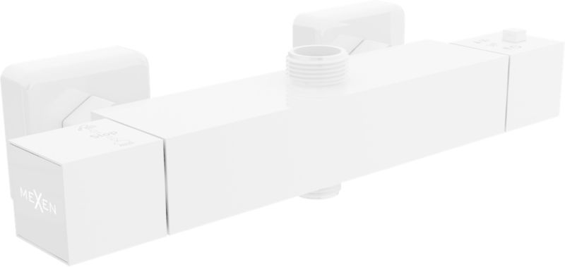 Termostatyczna bateria prysznicowa Mexen Cube biała 77250-20 1 szt.