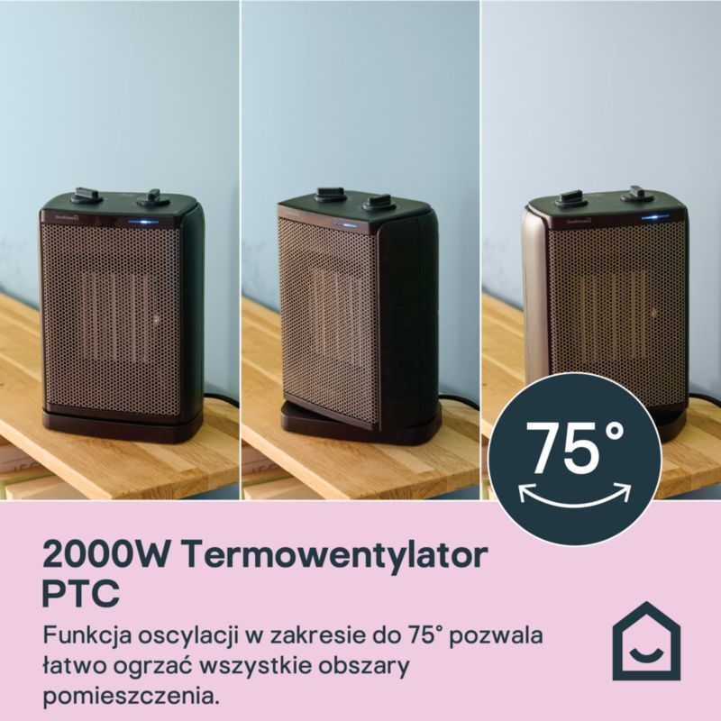 Termowentylator GoodHome 2000 W