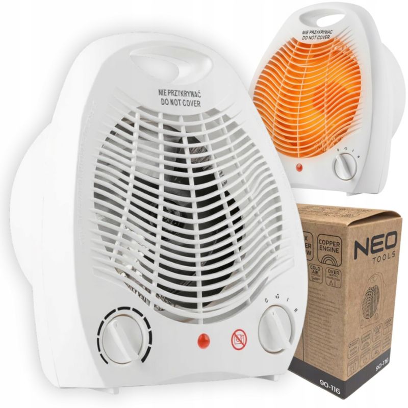Termowentylator NEO TOOLS farelka elektryczna termostat 2000W 1 szt