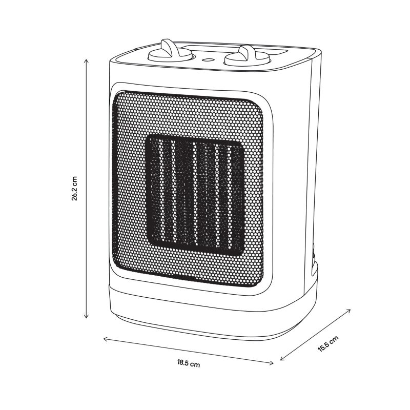 Termowentylator oscylacyjny GoodHome PTC 2000 W