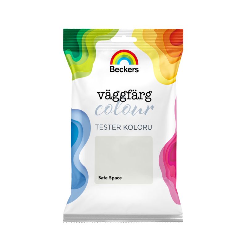 Tester farby Beckers Vaggfarg Colour safe space 0,05 l