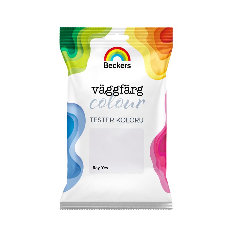 Tester farby Beckers Vaggfarg Colour say yes 0,05 l