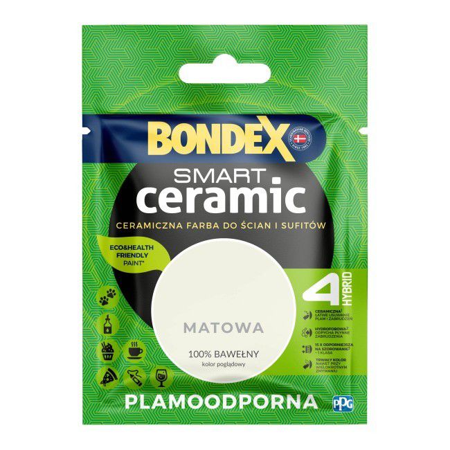Tester farby Bondex Smart Ceramic 100% bawełny 0,04 l