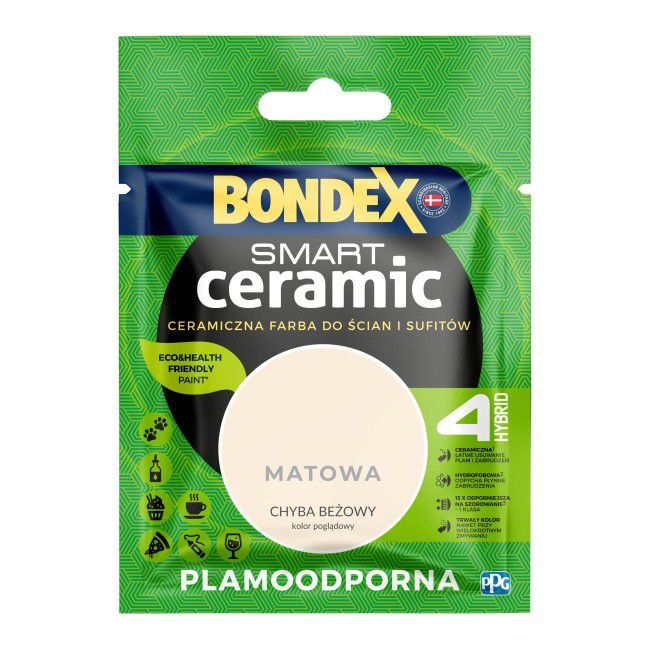 Tester farby Bondex Smart Ceramic chyba beżowy 40 ml