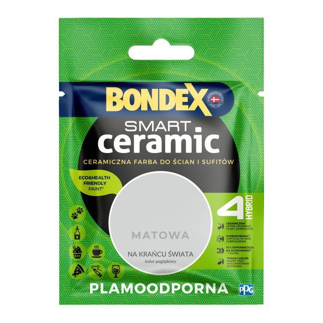 Tester farby Bondex Smart Ceramic na krańcu świata 40 ml