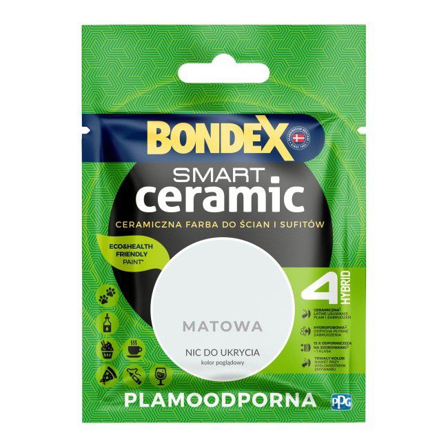 Tester farby Bondex Smart Ceramic nic do ukrycia 40 ml