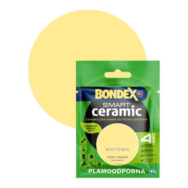 Tester farby Bondex Smart Ceramic niezły ananas 0,04 l