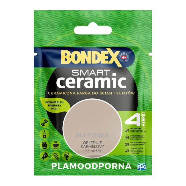 Tester farby Bondex Smart Ceramic obłędnie karmelovy 40 ml