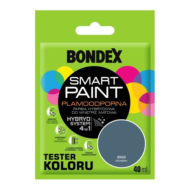 Tester farby Bondex Smart Ceramic sen elfa 40 ml