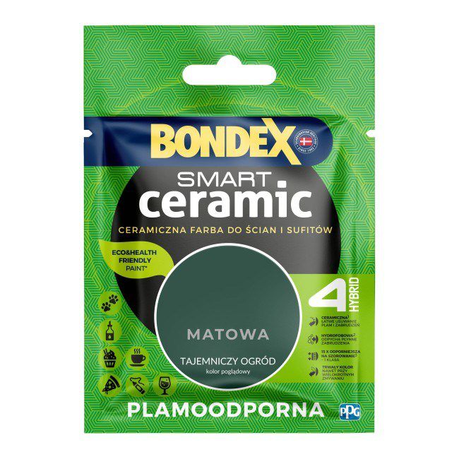 Tester farby Bondex Smart Ceramic tajemniczy ogród 0,04 l