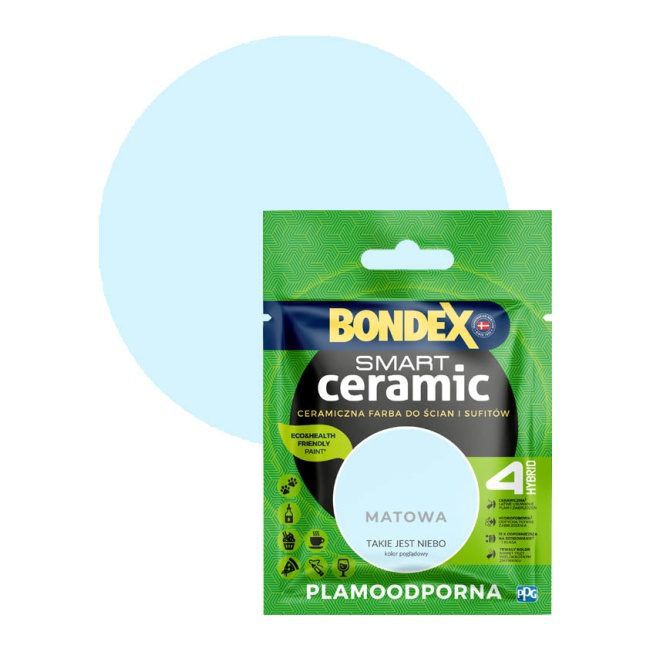 Tester farby Bondex Smart Ceramic takie jest niebo 40 ml