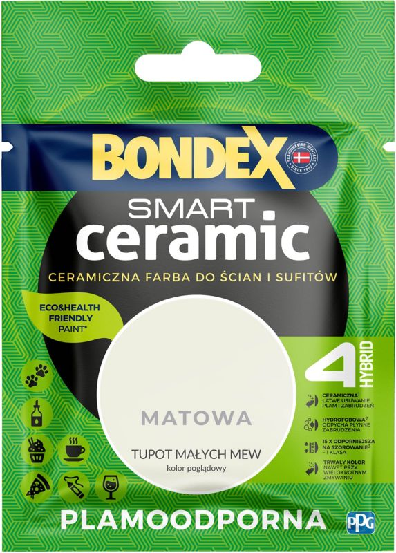 Tester farby Bondex Smart Ceramic tupot małych mew 0,04 l