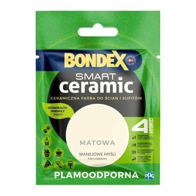 Tester farby Bondex Smart Ceramic waniliowe myśli 40 ml
