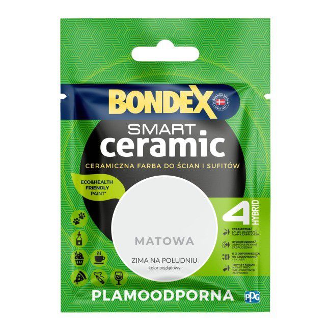 Tester farby Bondex Smart Ceramic zima na południu 40 ml