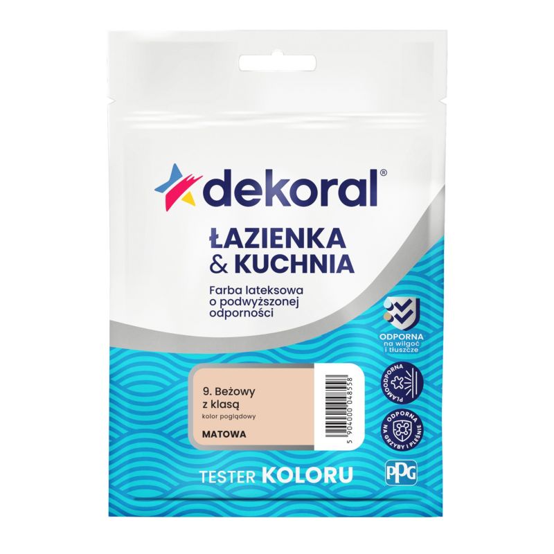 Tester farby Dekoral Łazienka & Kuchnia miętowa pokusa 30 ml