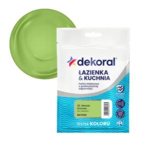 Tester farby Dekoral Łazienka & Kuchnia wesoła limonka 30 ml