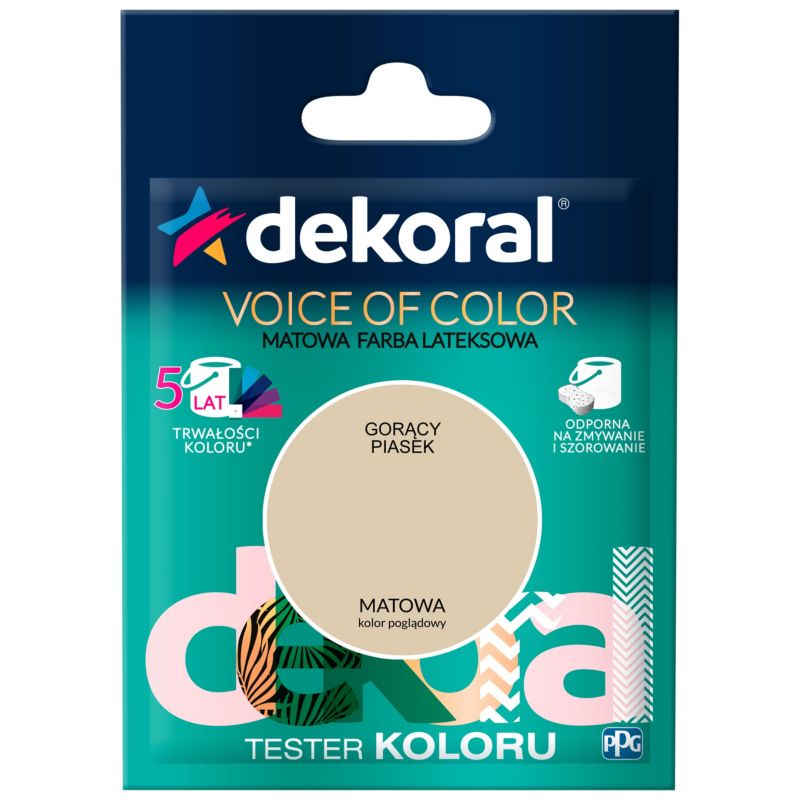 Tester farby Dekoral Voice of Color gorący piasek 0,05 l