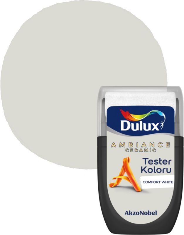 Tester farby Dulux Ambiance Ceramic comfort white 0,03 l