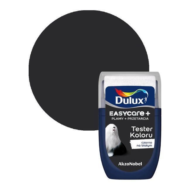 Tester farby Dulux EasyCare+ czarno na białym 0,03 l