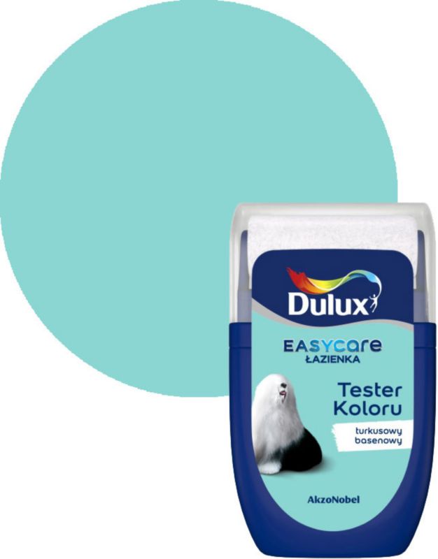 Tester farby Dulux EasyCare Łazienka turkusowy basenowy 30 ml