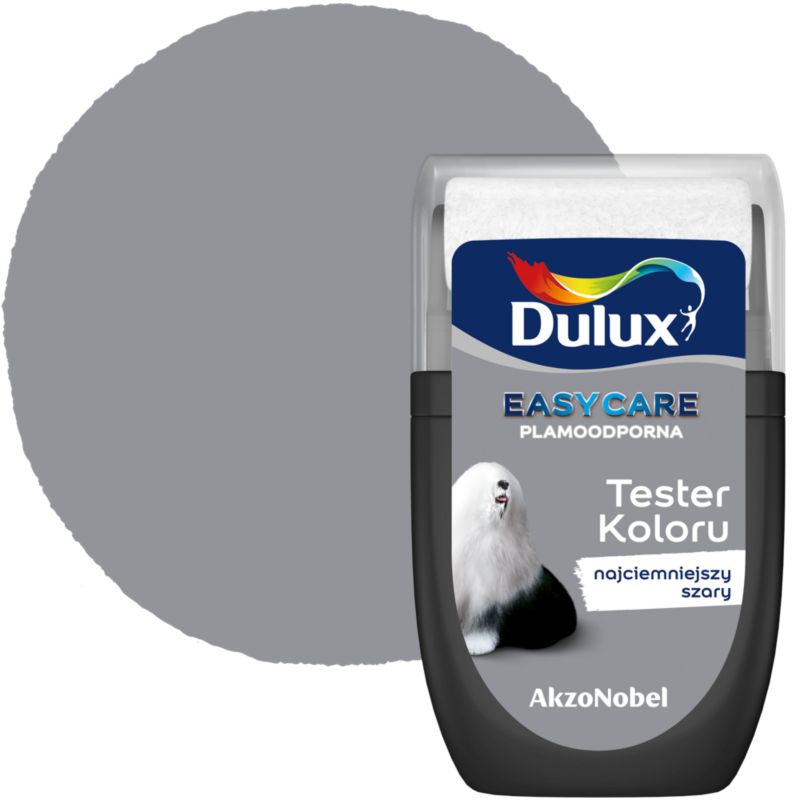 Tester farby Dulux EasyCare najciemniejszy szary 0,03 l