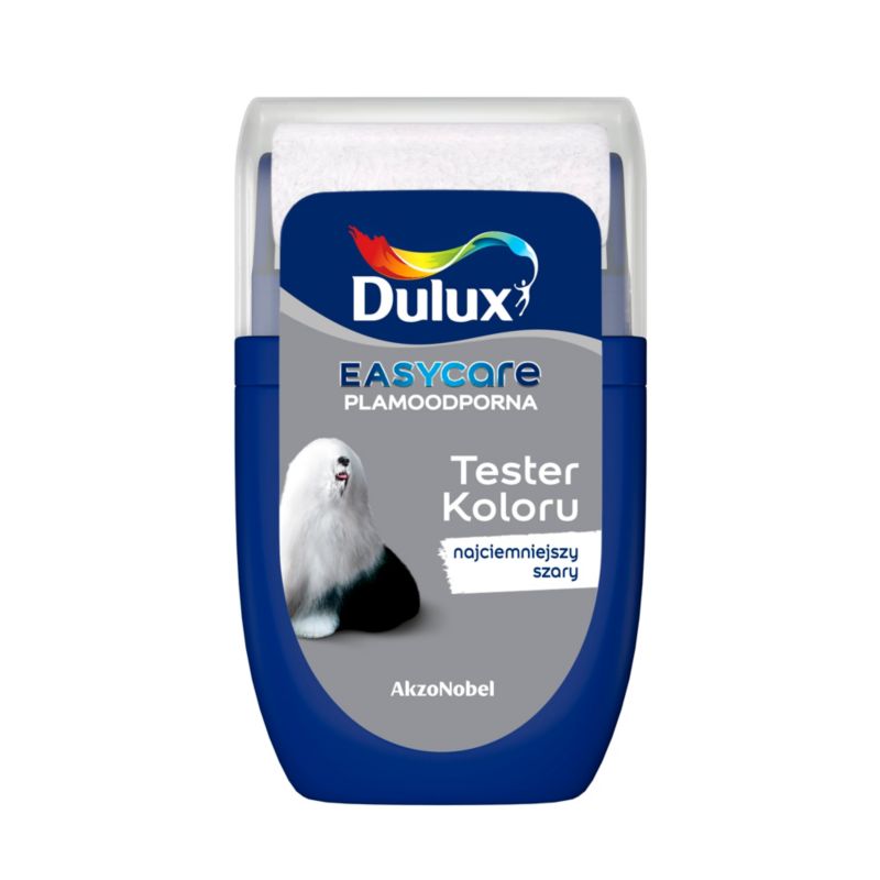 Tester farby Dulux EasyCare najciemniejszy szary 0,03 l