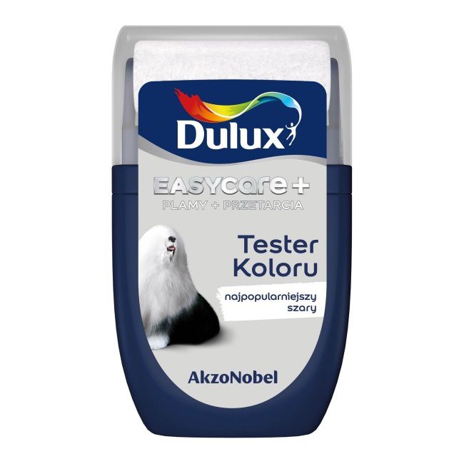 Tester farby Dulux EasyCare+ najpopularniejszy szary 0,03 l