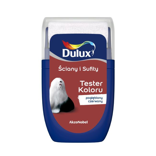 Tester farby Dulux Ściany i Sufity pogłębiony czerwony 0,03 l