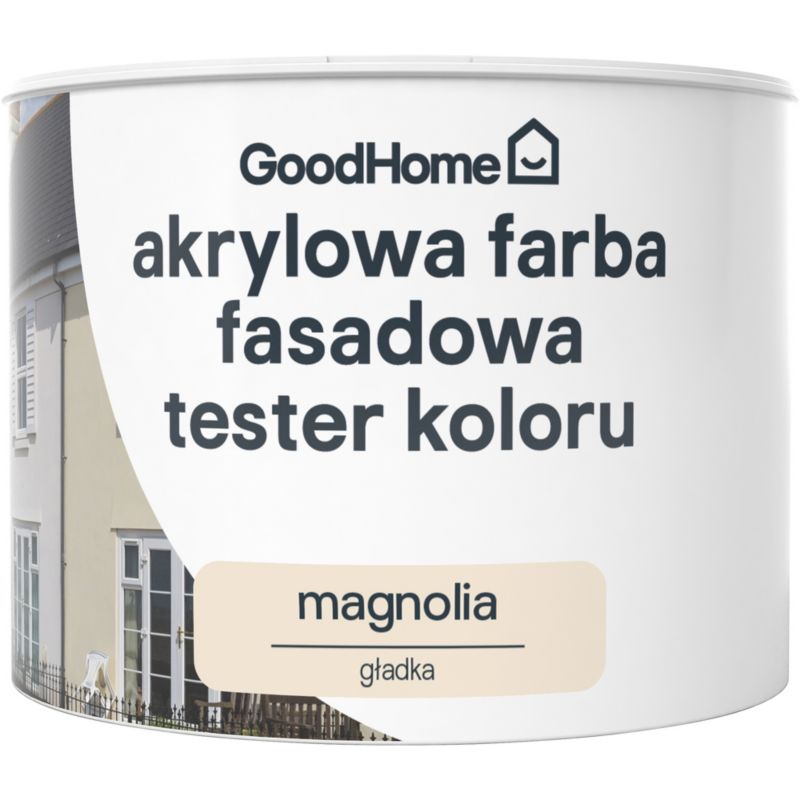 Tester farby elewacyjnej GoodHome magnolia 250 ml