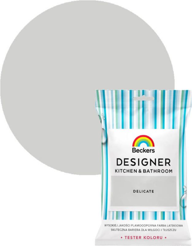 Tester farby kolorowej Beckers Designer Kitchen&Bathroom Delicate 0,05 l