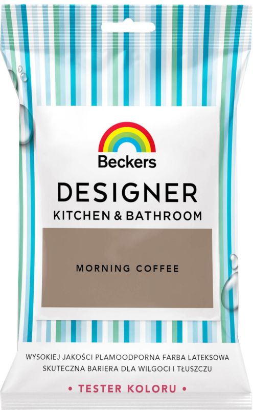 Tester farby kolorowej Beckers Designer Kitchen&Bathroom Morning Coffee 0,05 l