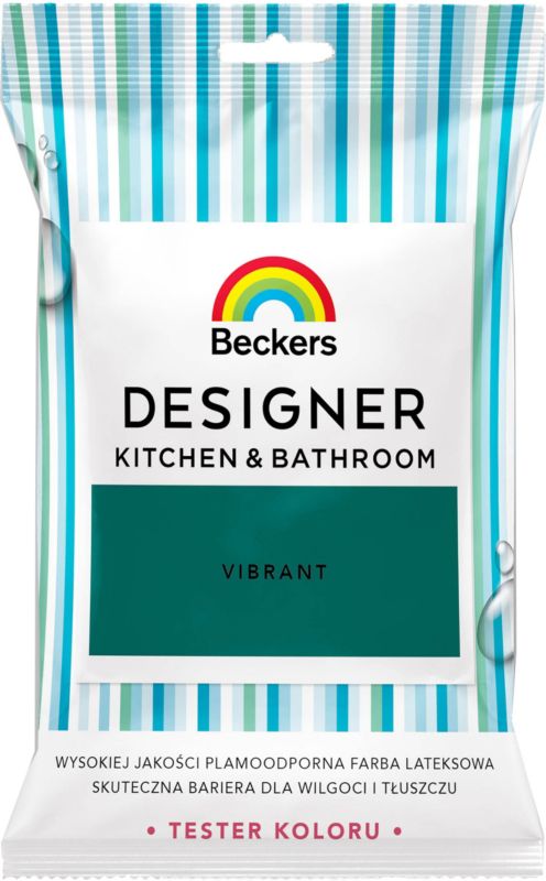 Tester farby kolorowej Beckers Designer Kitchen&Bathroom Vibrant 0,05 l