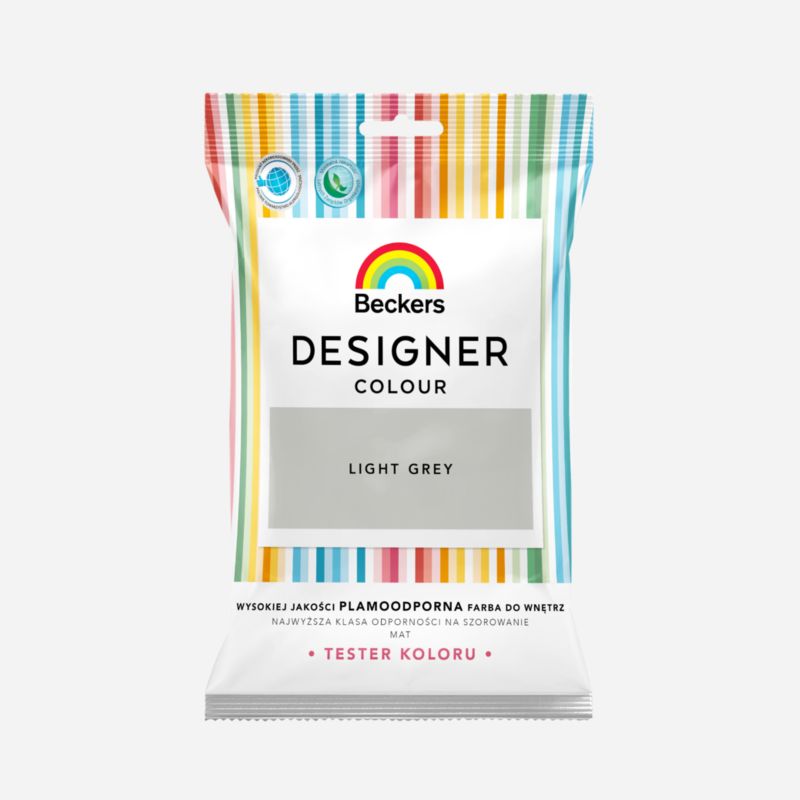 Tester farby kolorowej Beckers Designer light grey 0,05 l