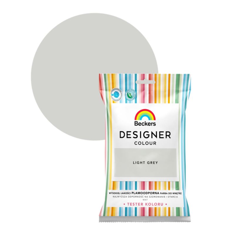 Tester farby kolorowej Beckers Designer light grey 0,05 l
