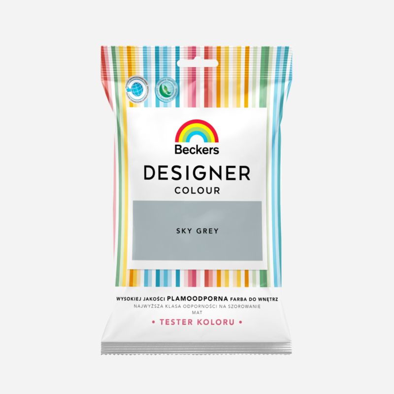Tester farby kolorowej Beckers Designer sky grey 0,05 l