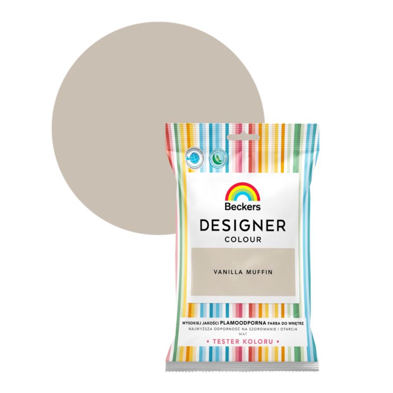 Tester farby kolorowej Beckers Designer Vanilla muffin 0,05 l
