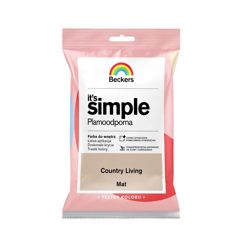 Tester farby kolorowej Beckers It's Simple country living 0,05 l
