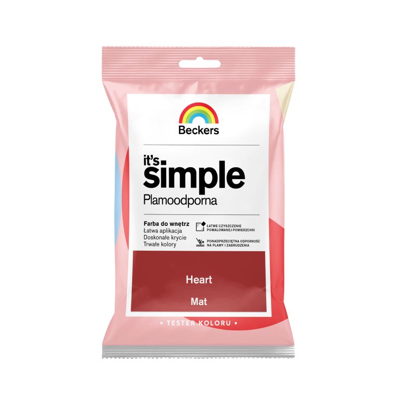 Tester farby kolorowej Beckers It's Simple heart 0,05 l