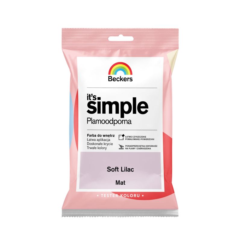 Tester farby kolorowej Beckers It's Simple Soft lilac 0,05 l