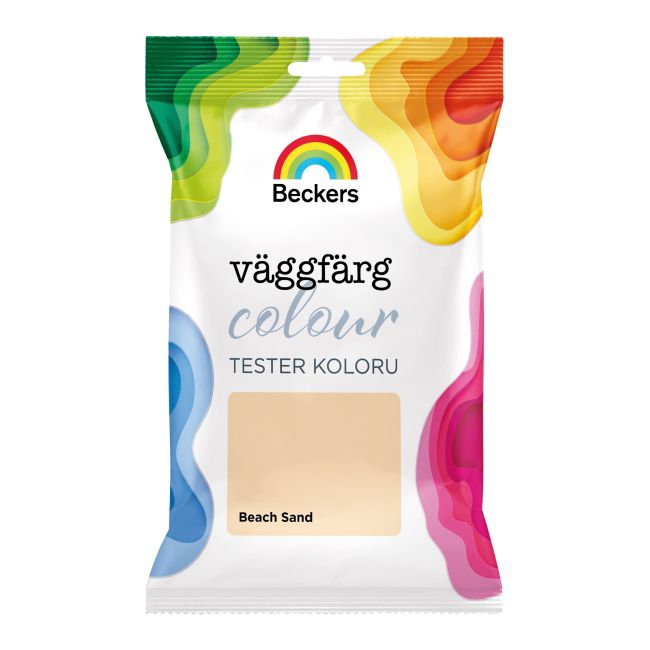 Tester farby kolorowej Beckers Vaggfarg Colour beach sand 0,05 l