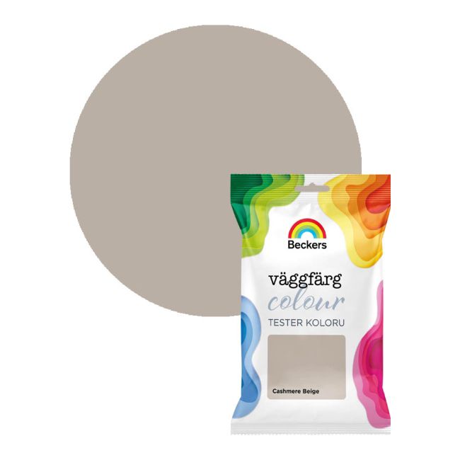 Tester farby kolorowej Beckers Vaggfarg Colour cashmir beige 0,05 l