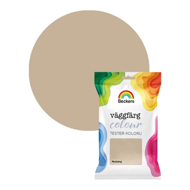 Tester farby kolorowej Beckers Vaggfarg Colour mustang 0,05 l