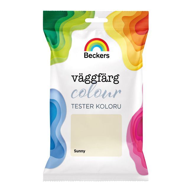 Tester farby kolorowej Beckers Vaggfarg Colour sunny 0,05 l
