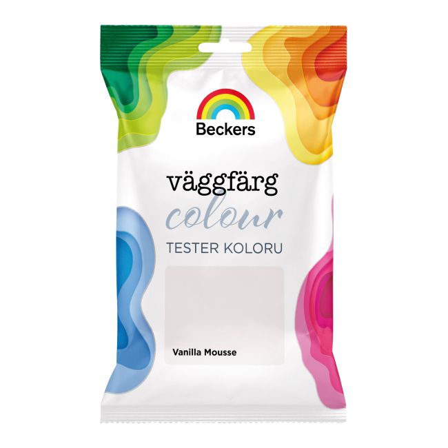 Tester farby kolorowej Beckers Vaggfarg Colour vanilla mousse 0,05 l