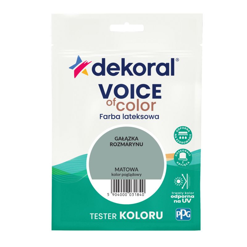 Tester farby kolorowej Dekoral Voice of Color gałązka rozmarynu 0,05 l