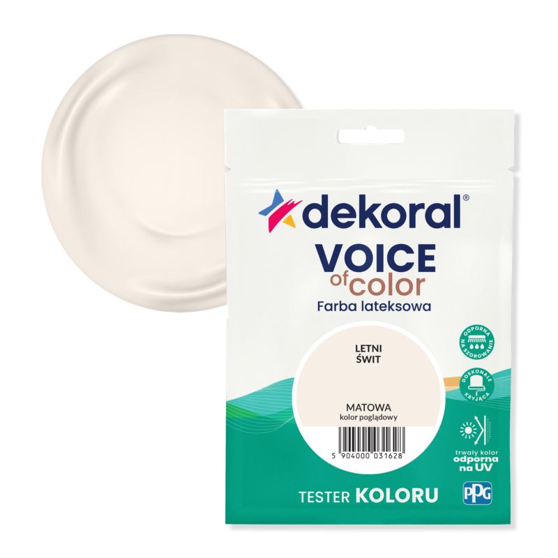 Tester farby kolorowej Dekoral Voice of Color letni świt 0,05 l