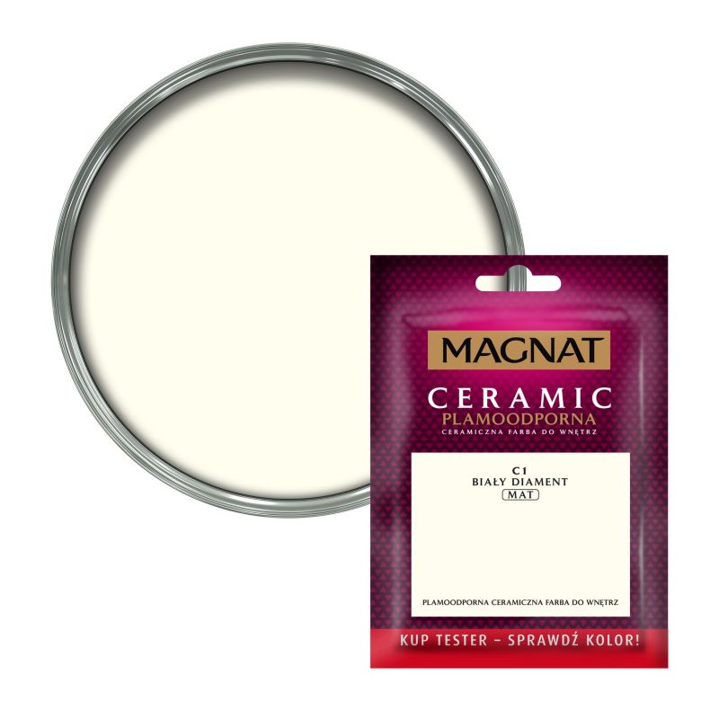 Tester farby Magnat Ceramic biały diament 0,03 l