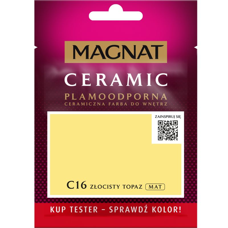 Tester farby Magnat Ceramic C16 złocisty topaz 0,03 l